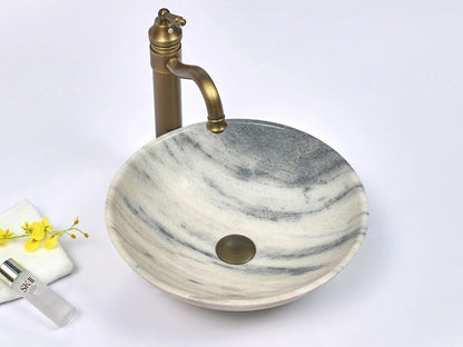 Natural Stone Marble Basin 420*420*140