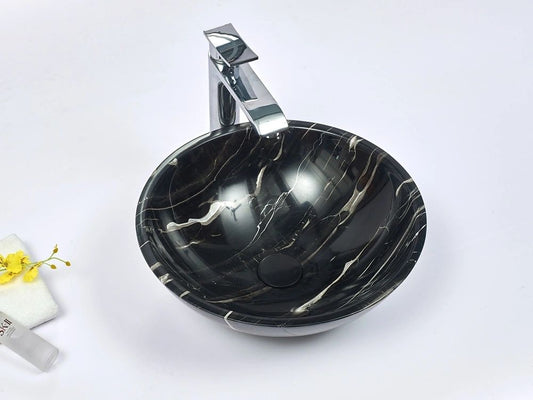 Natural Stone Marble Basin 420*420*140