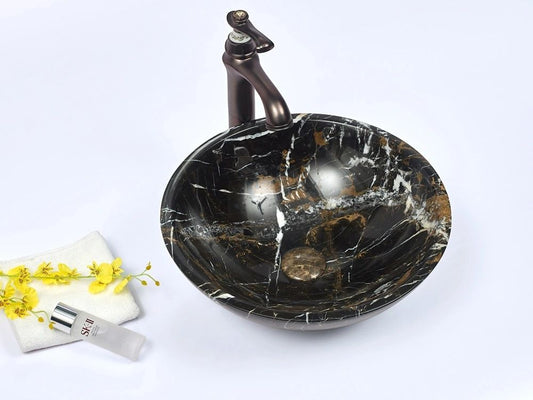 Natural Stone Marble Basin 420*420*140