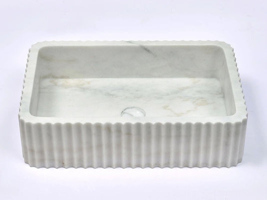 Natural Stone Marble
Matt White Basin 600*400*150