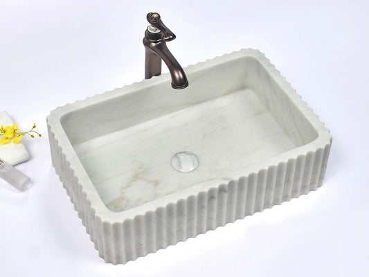 Natural Stone Marble
Matt White Basin 600*400*150