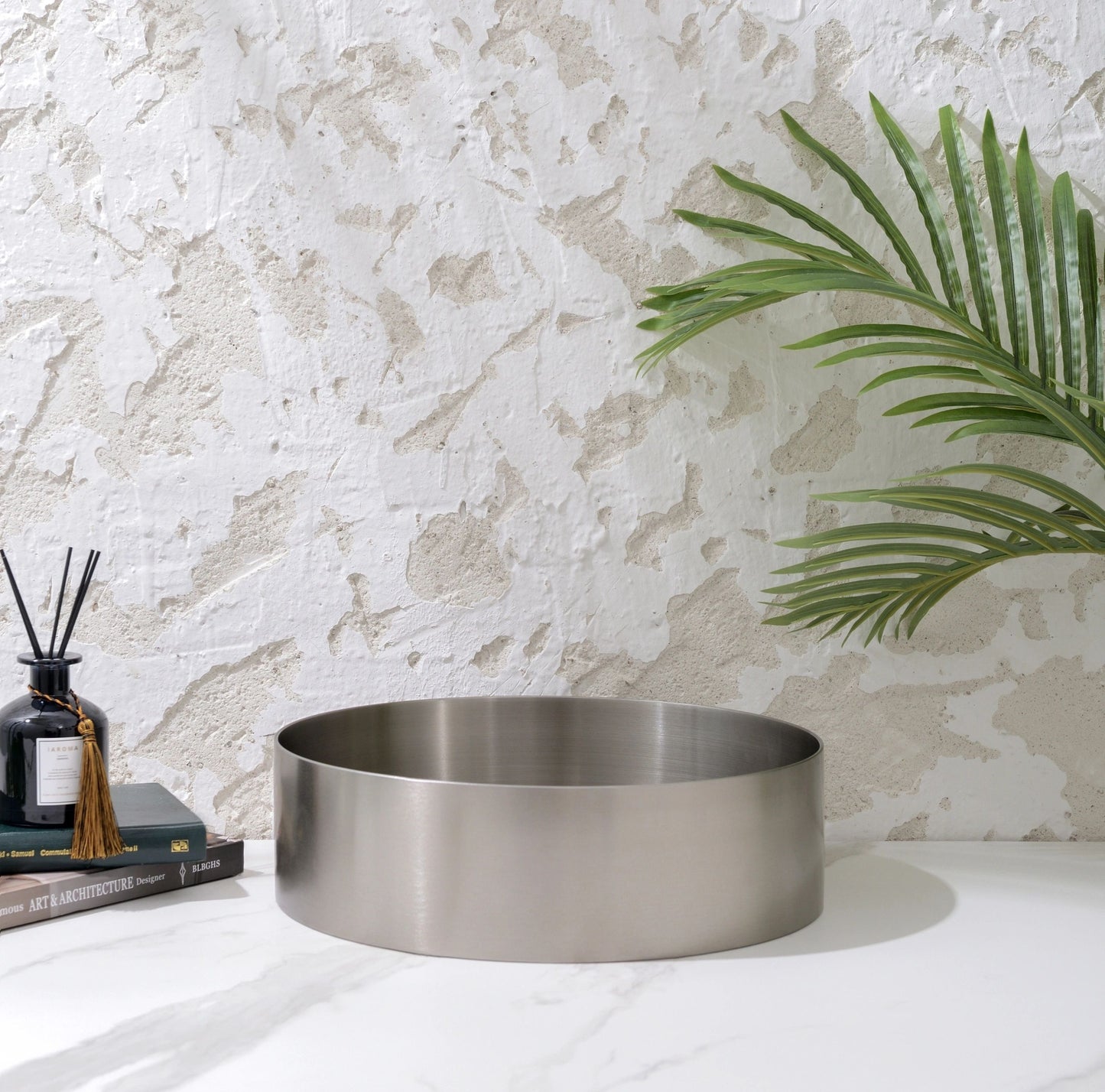 Handmade Stainless Steel Basin Handmade Stainless Steel - Brushed NickelΦ380*110
