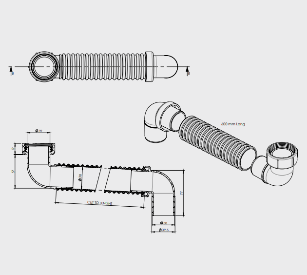 60mm Flexi Dinger Cap & Lining Kit