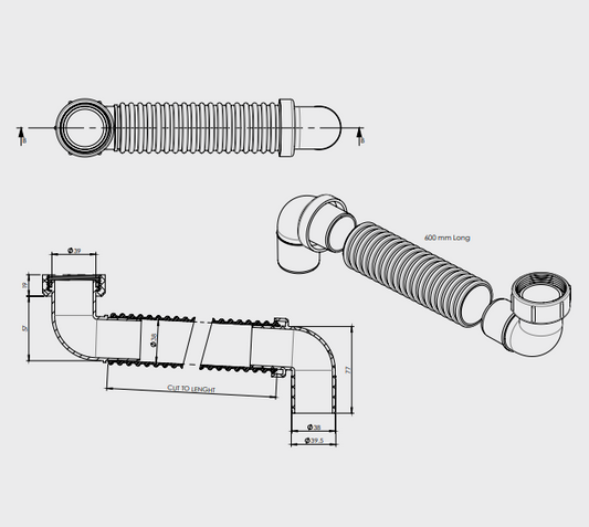 60mm Flexi Dinger Cap & Lining Kit