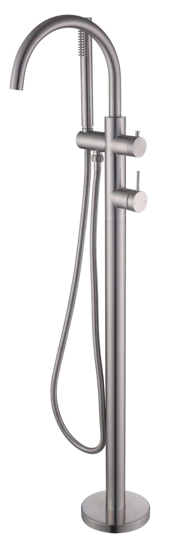 Mica Freestanding B/Spout - Mixer W/Hpiece - Brushed Nickel