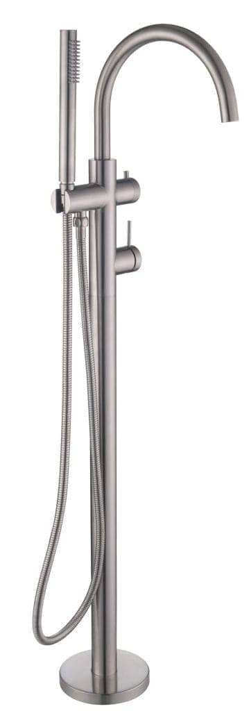 Mica Freestanding B/Spout - Mixer W/Hpiece - Brushed Nickel
