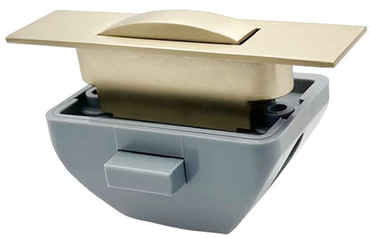 Push Lock Cabinet Handle - French Gold