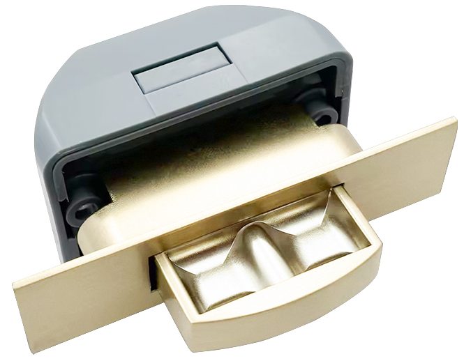 Push Lock Cabinet Handle - French Gold