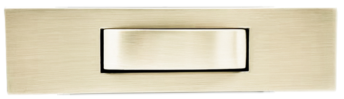 Push Lock Cabinet Handle - French Gold