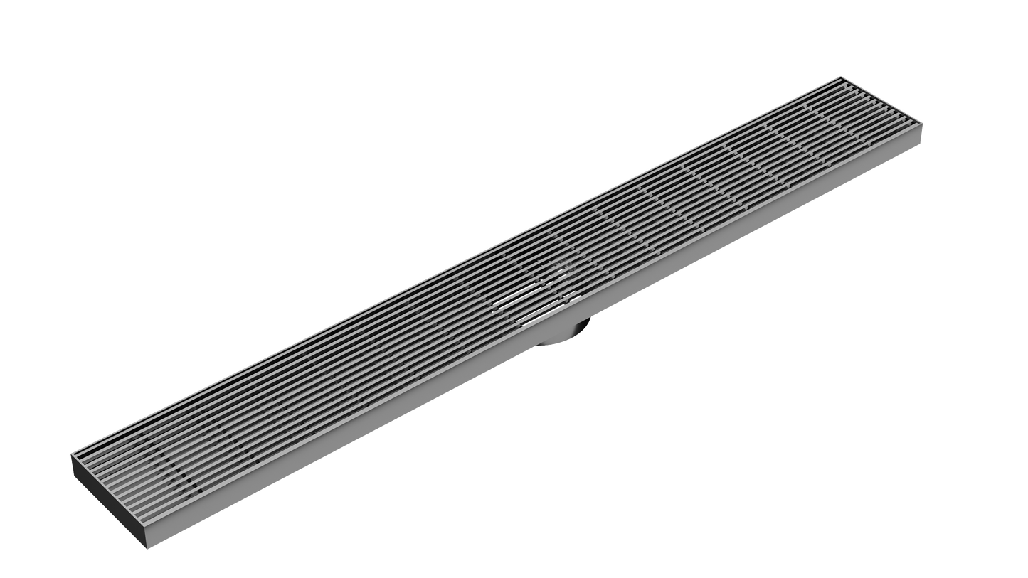 Ezyflow 800mm Heelguard Linear Waste DN89 - Gunmetal