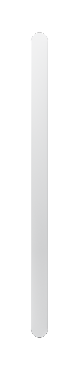 Allegra 12V Flat Bar Vertical Heated Towel Rail - Chrome