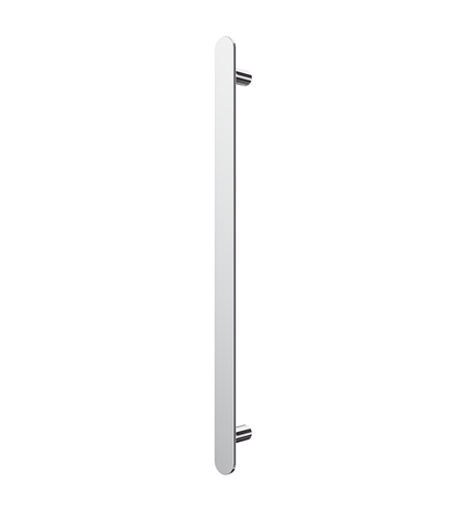 Allegra 12V Flat Bar Vertical Heated Towel Rail - Chrome