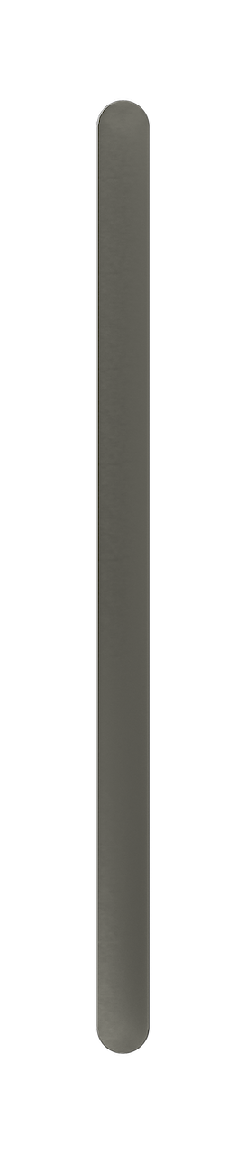 Allegra 12V Flat Bar Vertical Heated Towel Rail - Gunmetal