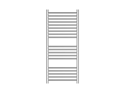 Allegra 19 Bar Heated Towel Rail - Chrome