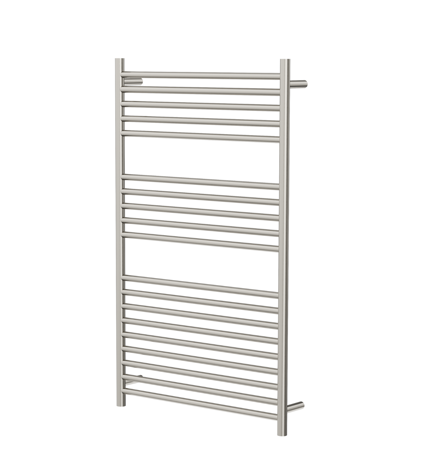 Allegra 19 Bar Wide Heated Towel Rail - Brushed Nickel