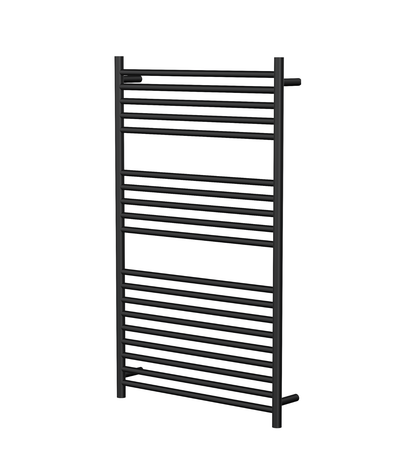 Allegra 19 Bar Wide Heated Towel Rail - Matte Black