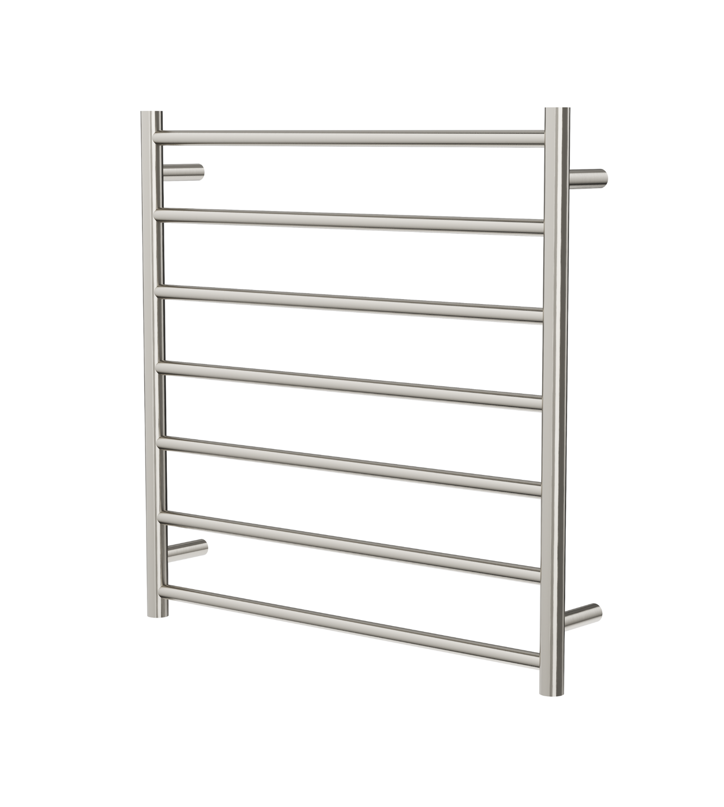 Allegra 7 Bar Heated Towel Rail - Brushed Nickel