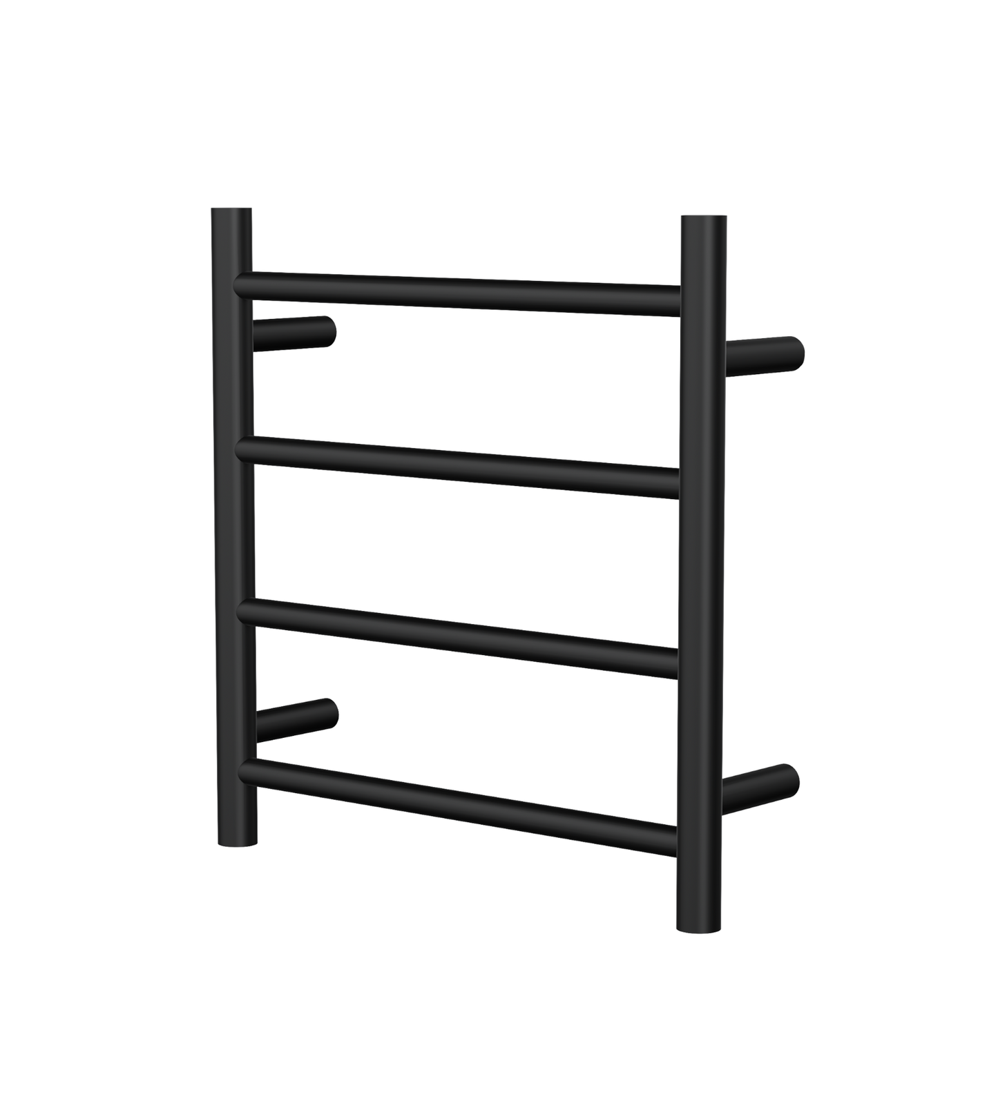 Allegra 4 Bar Heated Towel Rail - Matte Black