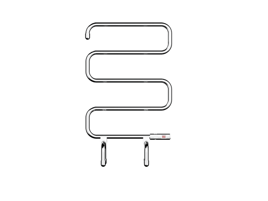 Avid Freestanding 5 Bar Heated Towel Rail - Chrome
