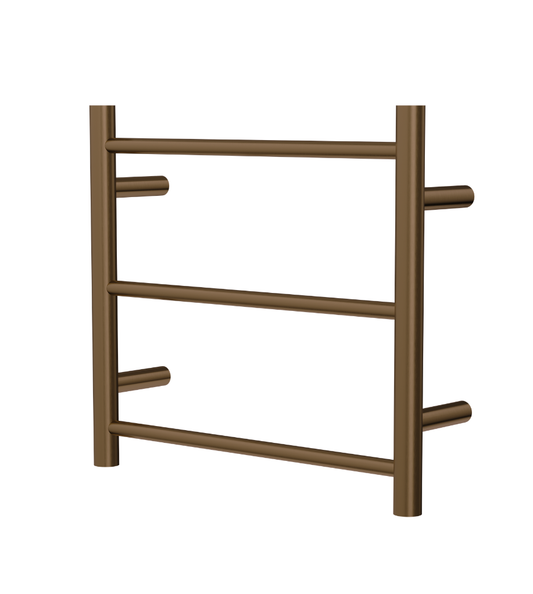 Avid 3 Bar Heated Towel Rail - Aged Bronze