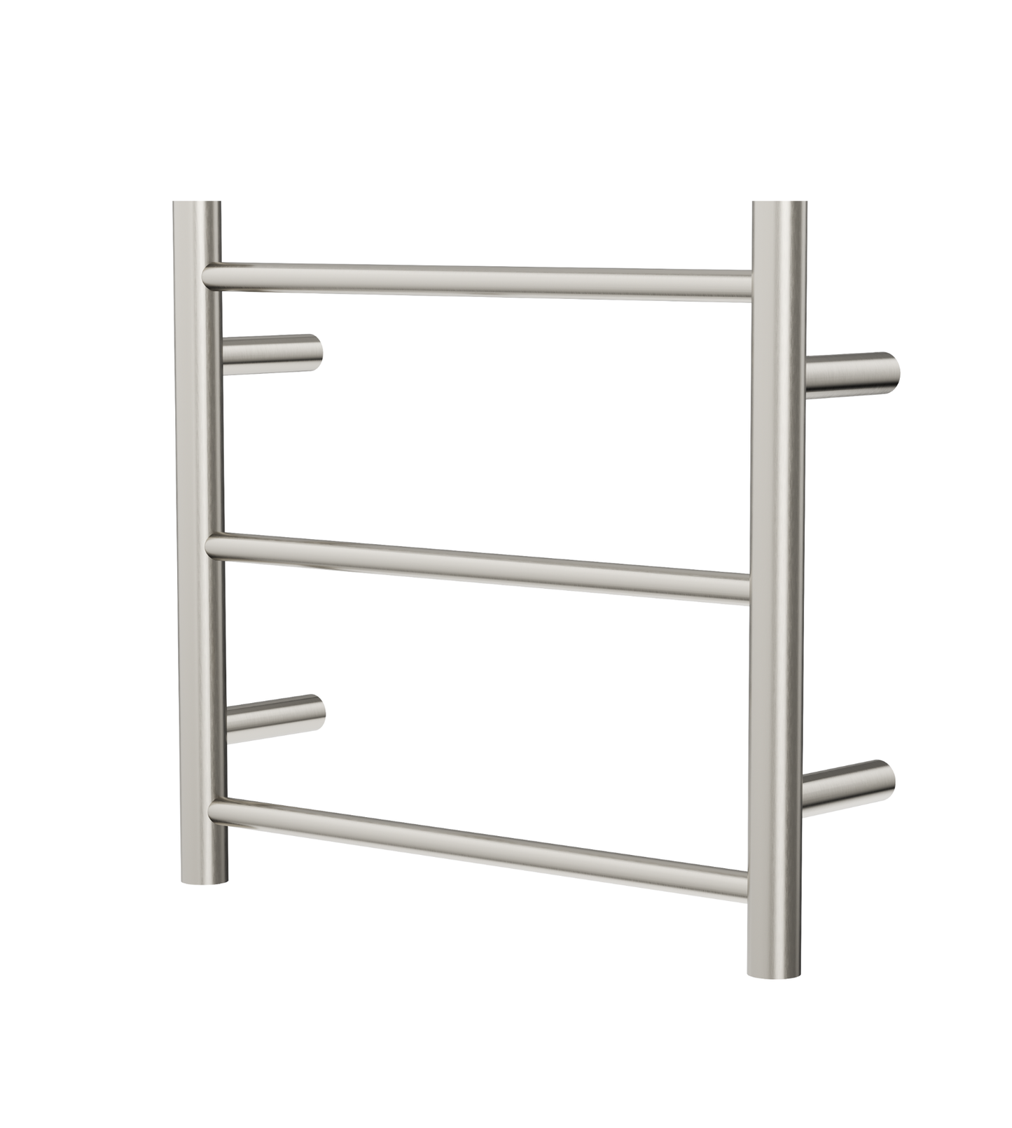 Avid 3 Bar Heated Towel Rail - Brushed Nickel
