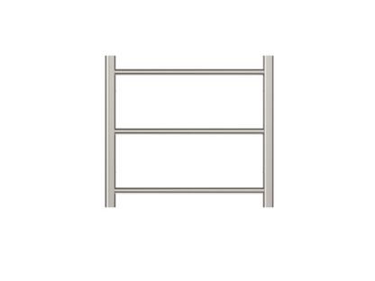 Avid 3 Bar Heated Towel Rail - Brushed Nickel