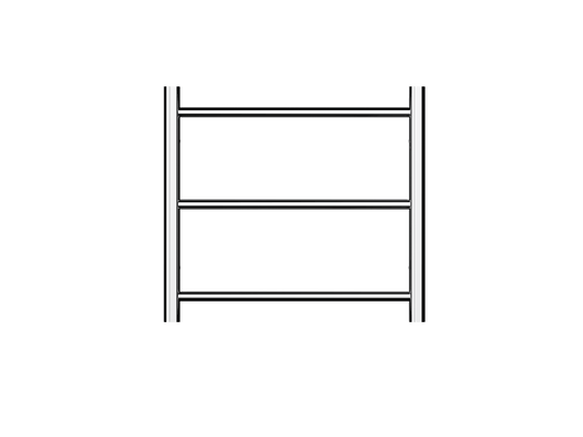 Avid 3 Bar Heated Towel Rail - Chrome
