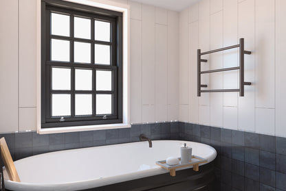 Avid 3 Bar Heated Towel Rail - Gunmetal