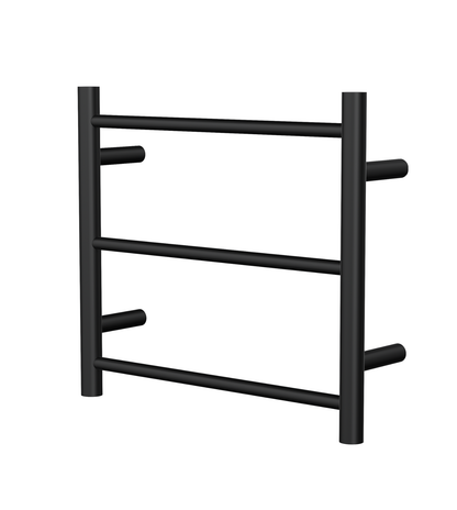 Avid 3 Bar Heated Towel Rail - Matte Black
