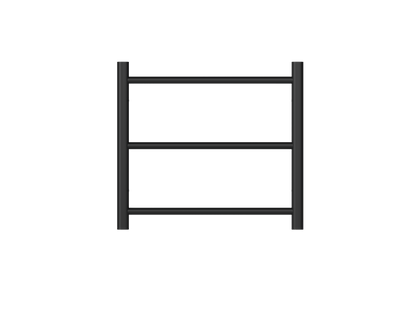 Avid 3 Bar Heated Towel Rail - Matte Black