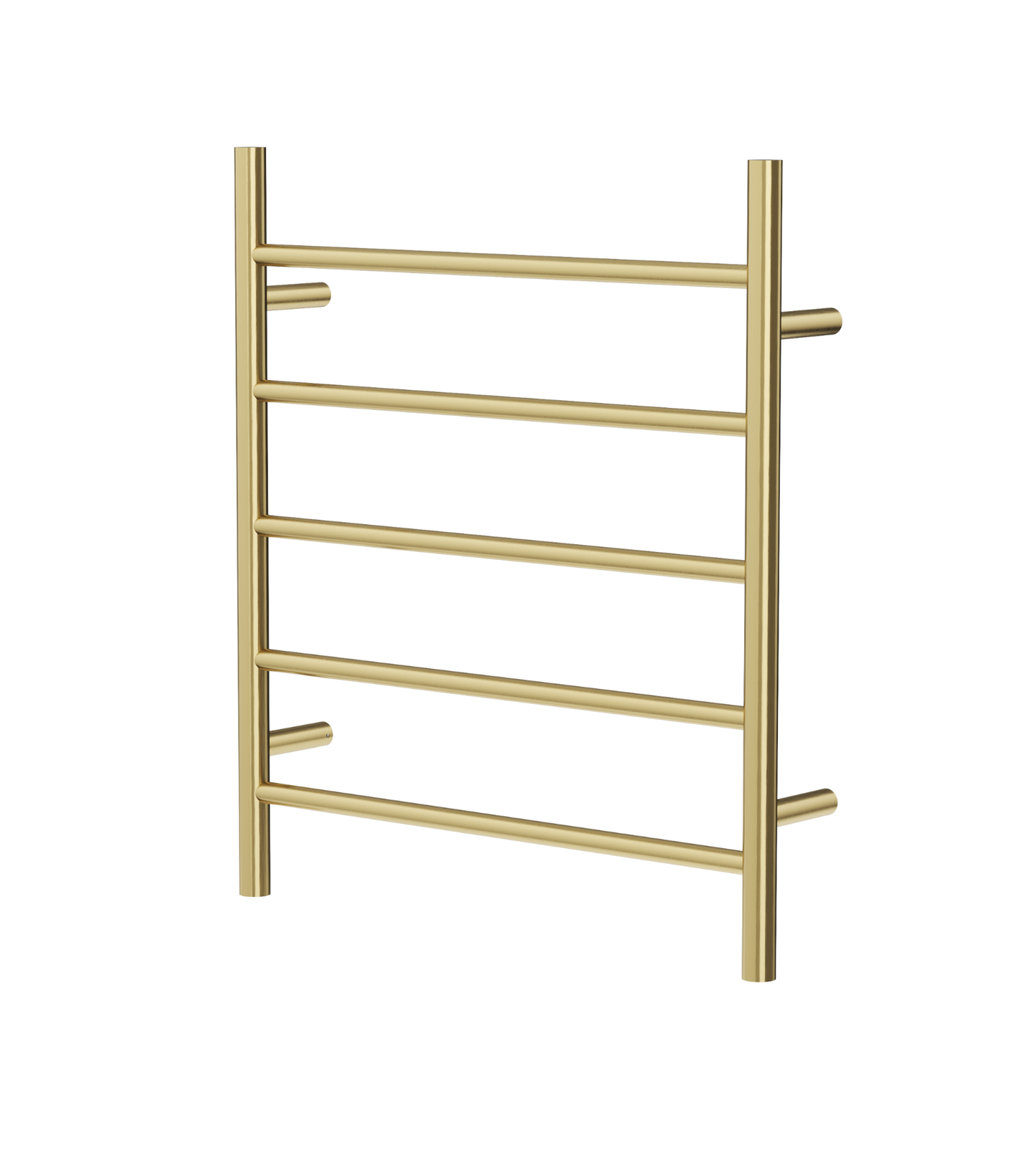 Avid 5 Bar Heated Towel Rail - Brushed Brass
