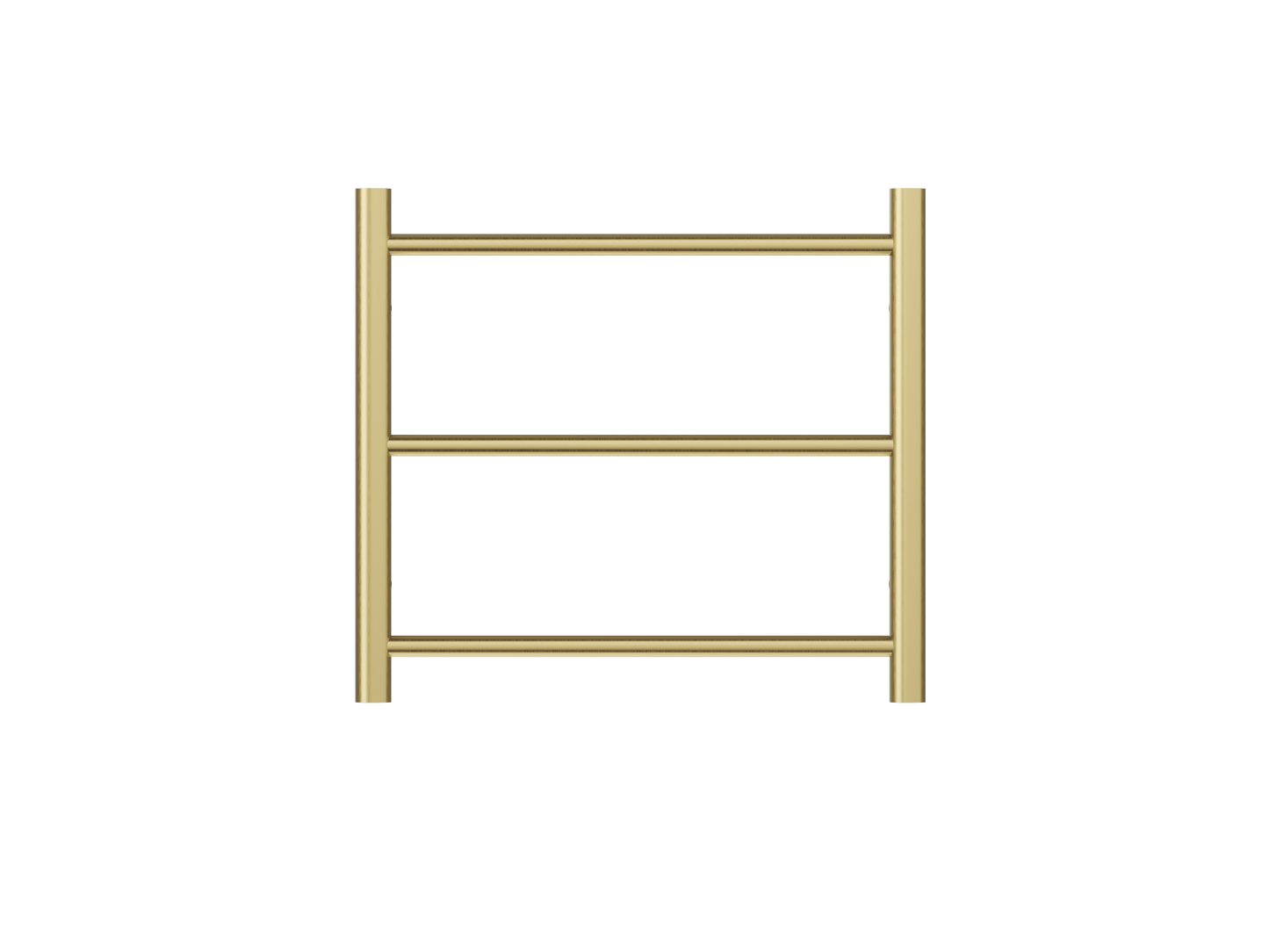 Avid 5 Bar Heated Towel Rail - Brushed Brass