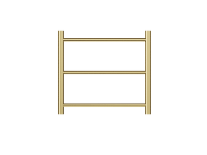 Avid 5 Bar Heated Towel Rail - Brushed Brass