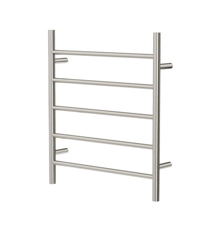 Avid 5 Bar Heated Towel Rail - Brushed Nickel