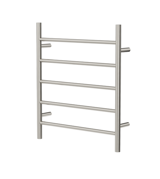 Avid 5 Bar Heated Towel Rail - Brushed Nickel