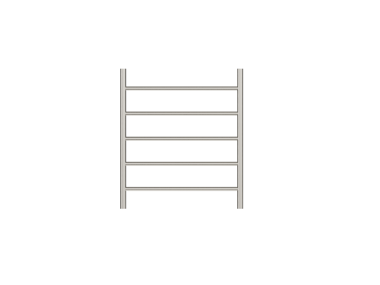 Avid 5 Bar Heated Towel Rail - Brushed Nickel