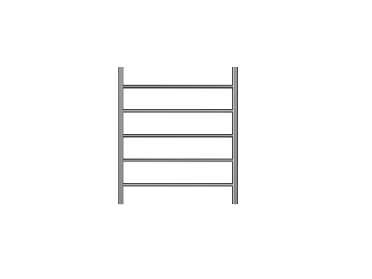 Avid 5 Bar Heated Towel Rail - Gunmetal