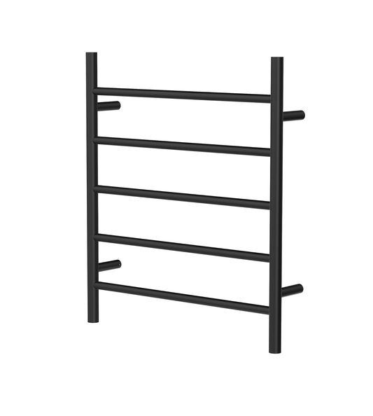 Avid 5 Bar Heated Towel Rail - Matte Black