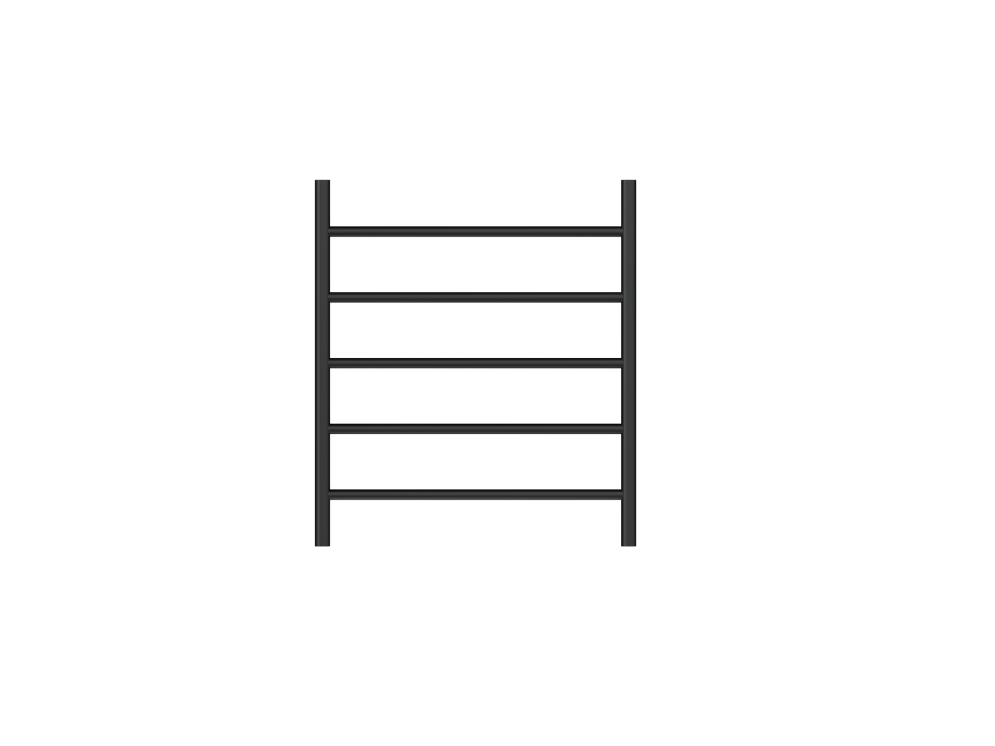 Avid 5 Bar Heated Towel Rail - Matte Black