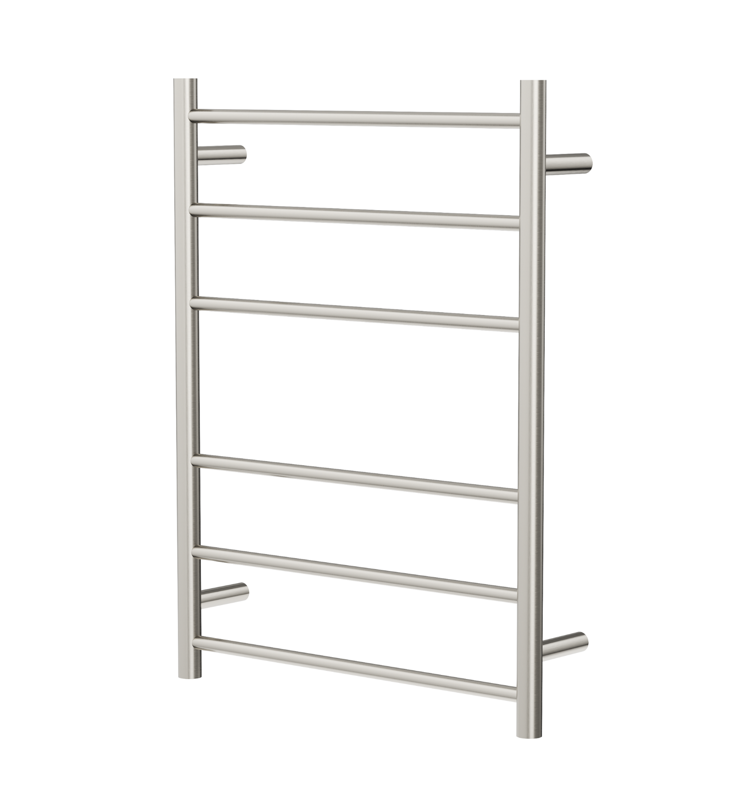 Avid 6 Bar Heated Towel Rail - Brushed Nickel