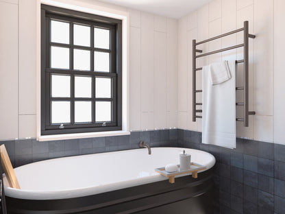 Avid 6 Bar Heated Towel Rail - Gunmetal