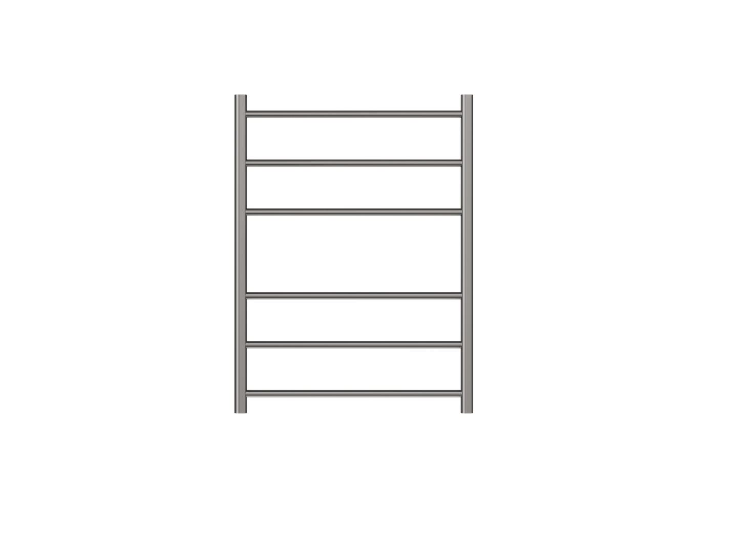 Avid 6 Bar Heated Towel Rail - Gunmetal