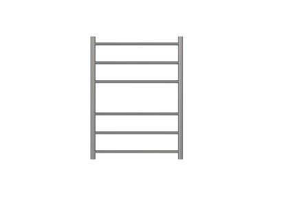Avid 6 Bar Heated Towel Rail - Gunmetal