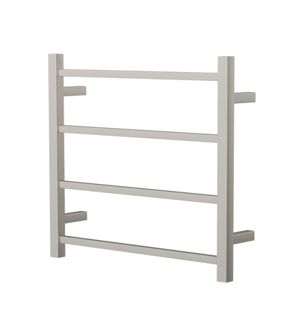 Spirit 4 Bar Heated Towel Rail - Brushed Nickel