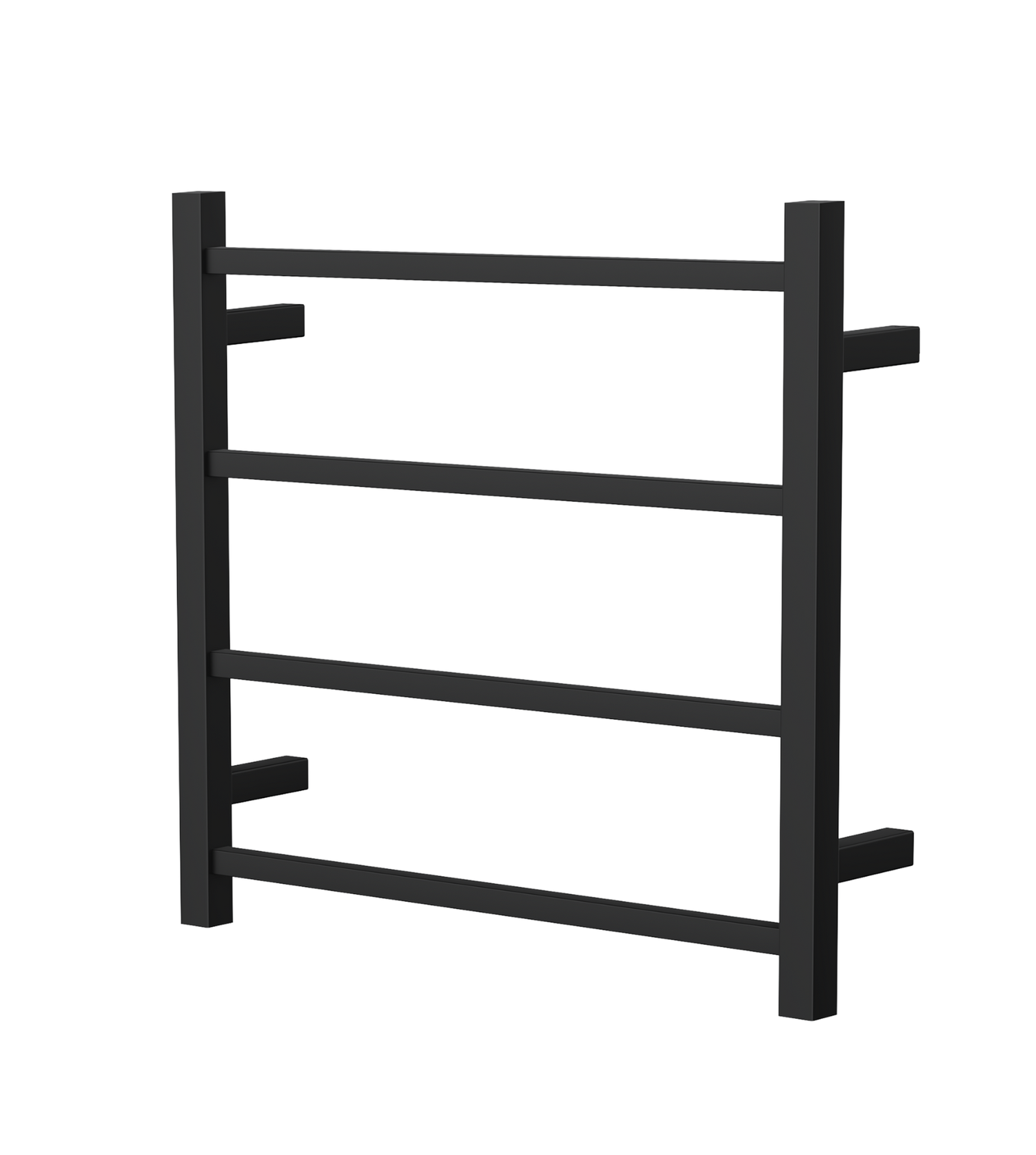 Spirit 4 Bar Heated Towel Rail - Matte Black