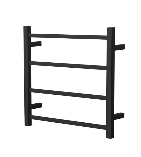 Spirit 4 Bar Heated Towel Rail - Matte Black