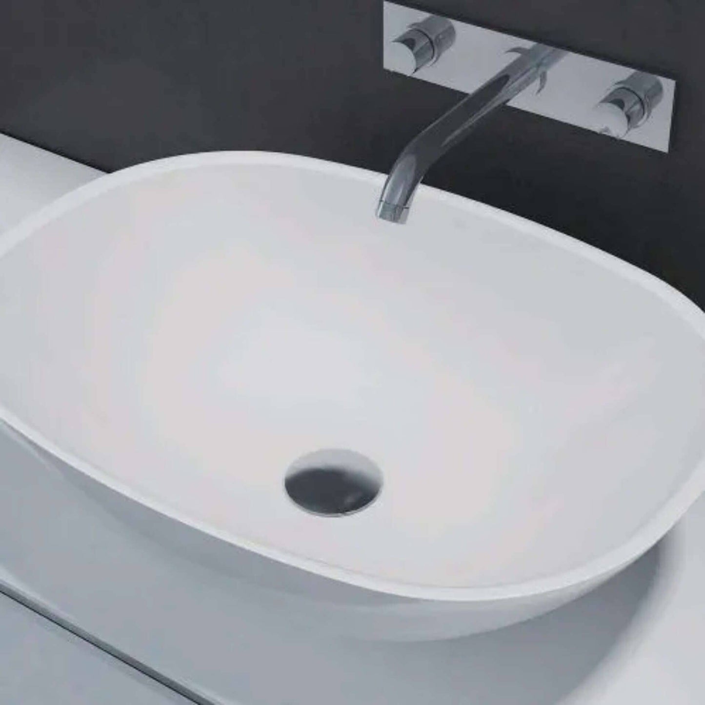 550mm Pietra Bianca - Julia Above Counter Basins