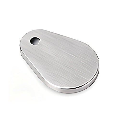 Brushed nickel hinge cover in pair Seat Cover SC1064