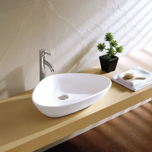 Above Counter Basin Gloss White 650mm x 430mm