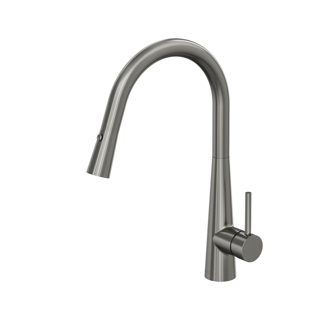 Kashi Pull Out Sink Mixer - Gunmetal